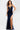 Mayella | Navy Velvet Slit Plunging Neck Gown | Jovani 23939