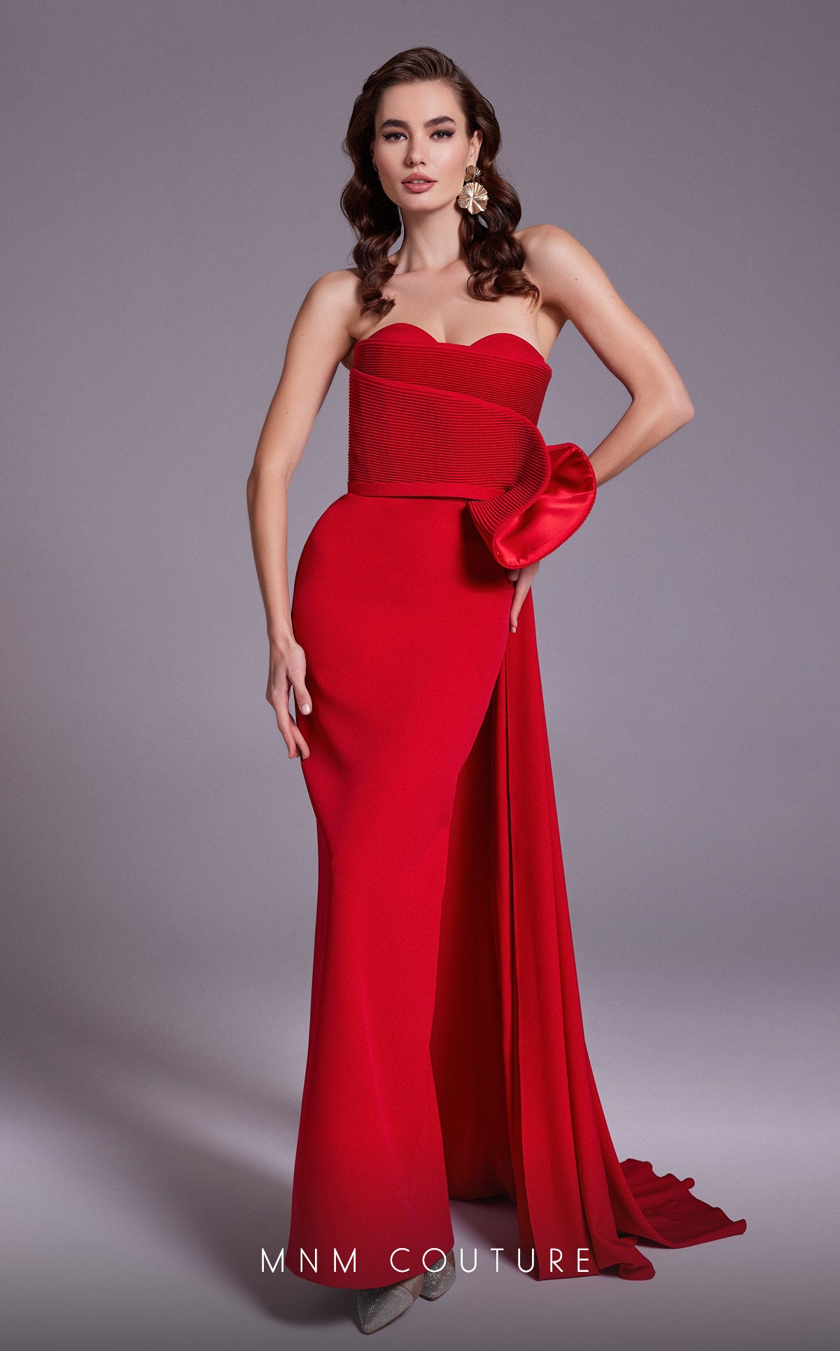 Lennie | Strapless Evening Gown | MNM Couture N0520A