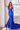 Colleen | Fitted Stretch Satin Glitter Flocked Gown | LaDivine CC2346