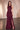 Nella | Fitted Neoprene Burgundy Dress | LaDivine CH377